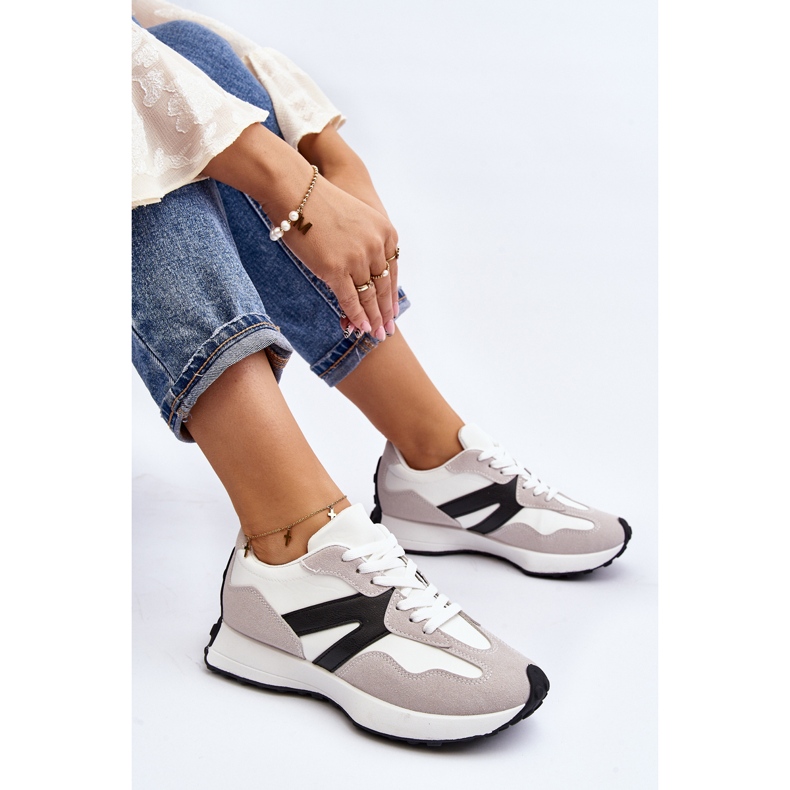 Scarpe sportive da donna grigie Chloette grigio 2
