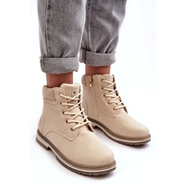 News Stivali isolanti in pelle da donna Beige Bimena 3
