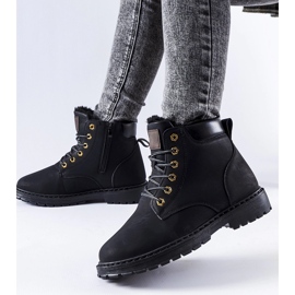 Operai classici Leonardo coibentati neri nero 1