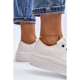Sneakers basse isolanti da donna bianche Big Star MM274029 bianca 1