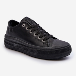 Sneakers basse isolanti da donna nere Big Star MM274031 nero 2