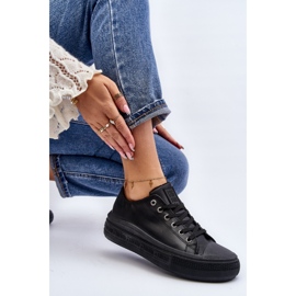 Sneakers basse isolanti da donna nere Big Star MM274031 nero 1