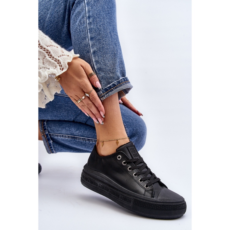 Sneakers basse isolanti da donna nere Big Star MM274031 nero 1