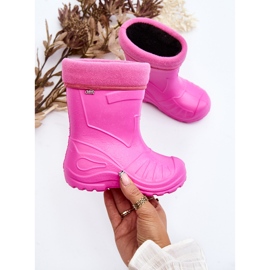 Stivali Wellington isolati per bambini Befado 162Y307 Rosa 2