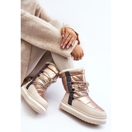 Doposci Da Donna Con Allacciatura Beige Lilara 2