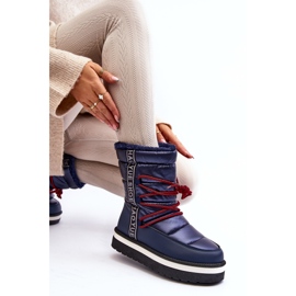 Doposci Da Donna Con Lacci Blu Navy Lilara 1