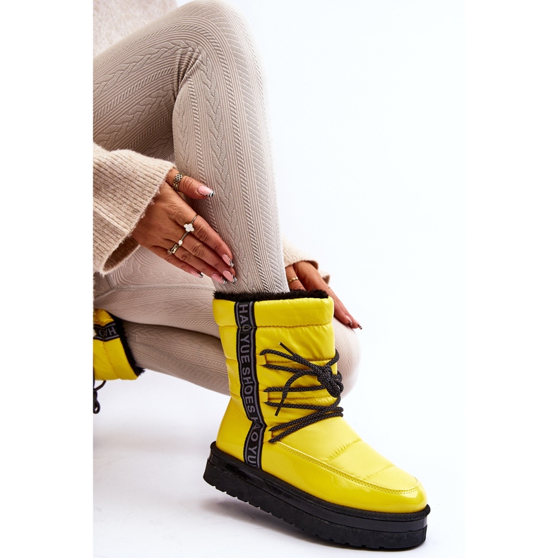 Doposci Da Donna Con Bordatura Giallo Lilar 1