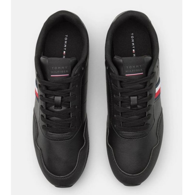 Scarpe Tommy Hilfiger Core Lo Runner Pu M FM0FM048340GQ nero 1