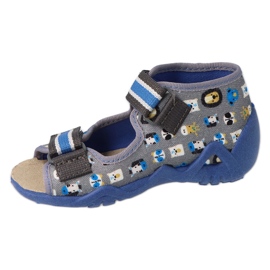 Scarpe per bambini gialle Befado 350P034 grigio 3
