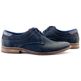 KOMODO Scarpe eleganti da uomo 877 blu navy 2