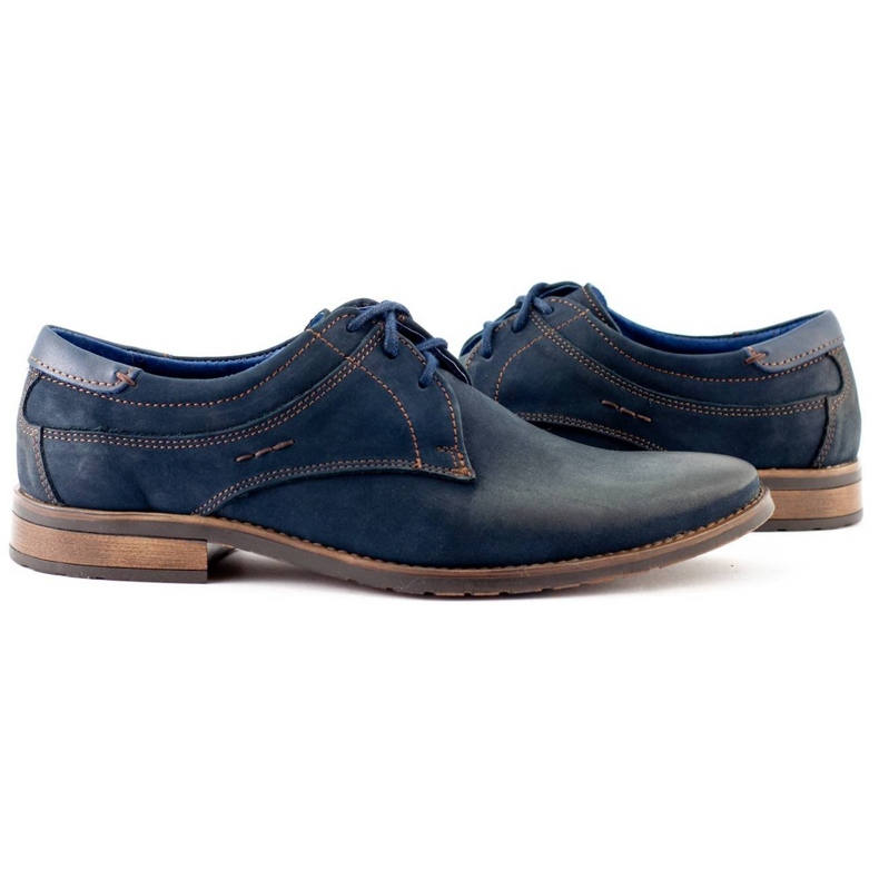 KOMODO Scarpe eleganti da uomo 877 blu navy 2