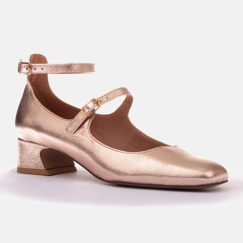 Marco Shoes Décolleté stile Mary Jane d'oro 1