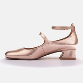 Marco Shoes Décolleté stile Mary Jane d'oro 2