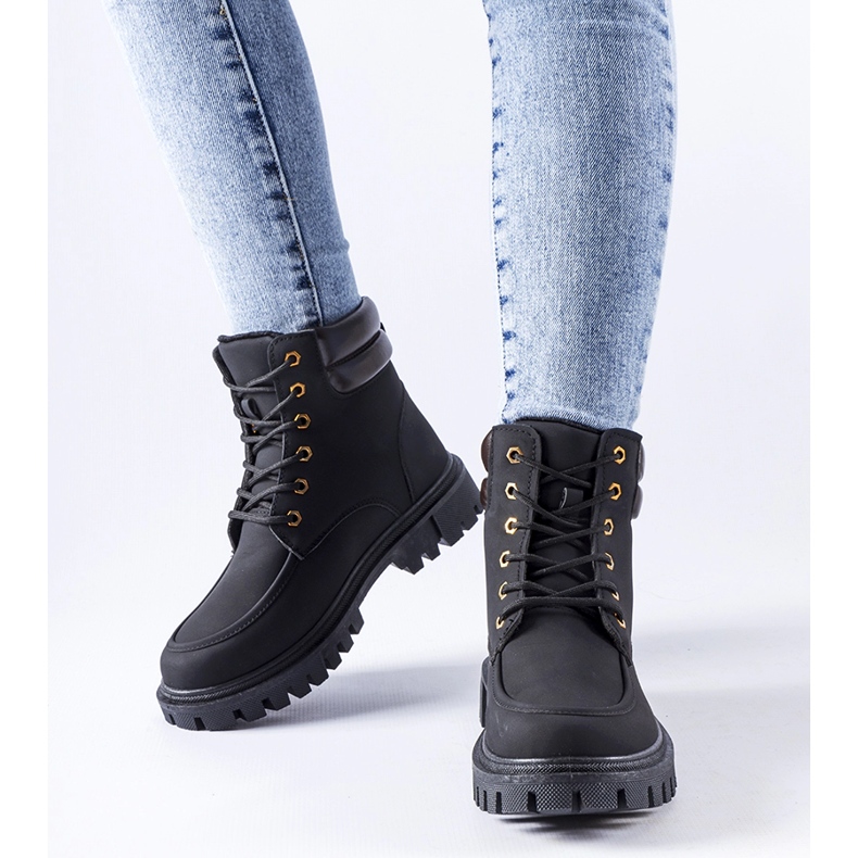 Operai Conroe opachi isolati neri nero 1