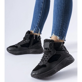 Doposci sportivi Fork isolati neri nero 1