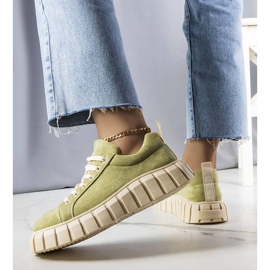 BM Sneakers verdi sulla piattaforma Pamela verde 1