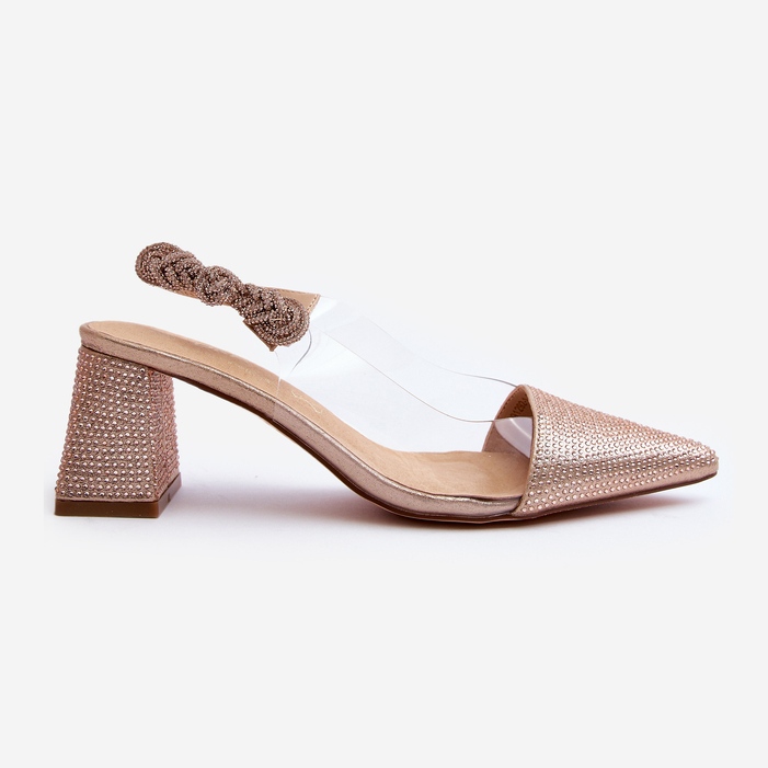 Eleganti décolleté a punta D&amp;A MR91292-1 Champagne d'oro 1