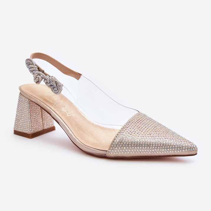 Décolleté eleganti a punta D&amp;A MR91292-1 Oro d'oro 2