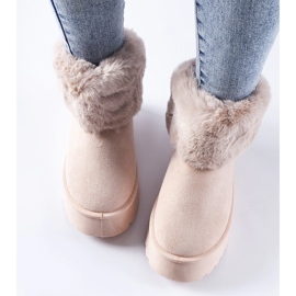 Doposci rosa decorati con pelliccia Adelfia 2