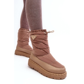 Seastar Doposci da donna beige con suola spessa 3