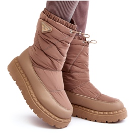 Seastar Doposci da donna beige con suola spessa 4