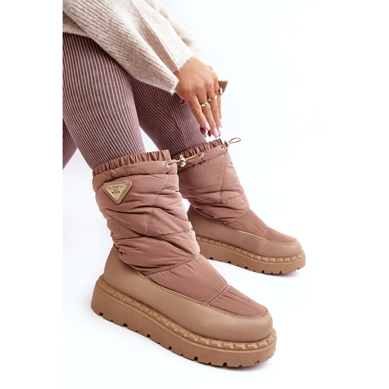 Seastar Doposci da donna beige con suola spessa 1