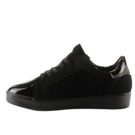 Sneakers da donna con cristalli T273P Nero 2