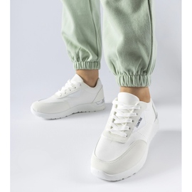 Sneakers in tessuto bianco di Geraldino 1