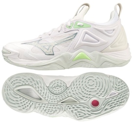 Scarpe da pallavolo Mizuno Wave Momentum 3 W V1GC231235 bianca 1