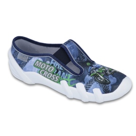 Scarpe per bambini Befado 290Y170 bianca blu 1