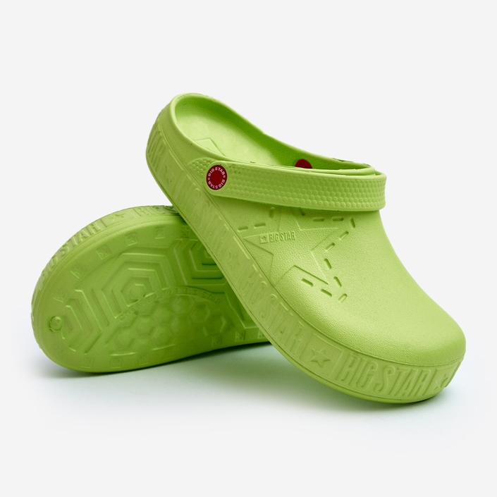 Infradito leggere da uomo Crocs Big Star II175005 verde 2