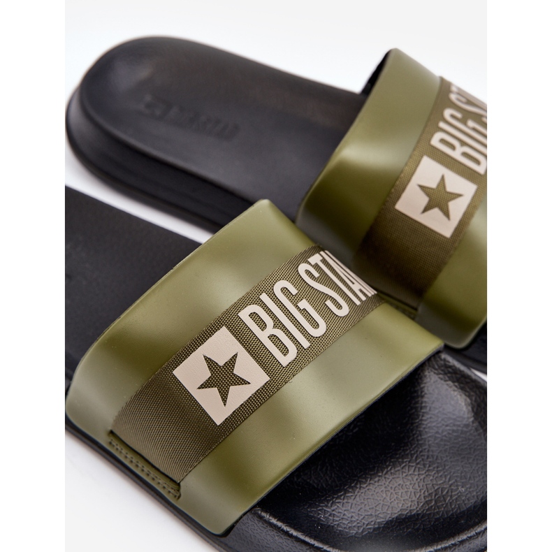 Infradito classiche da uomo Big Star LL174458 Cachi verde 2