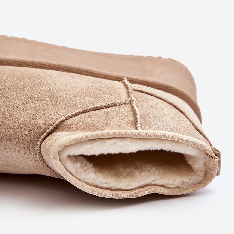 Stivali da neve da donna Caliksa beige con suola spessa 1