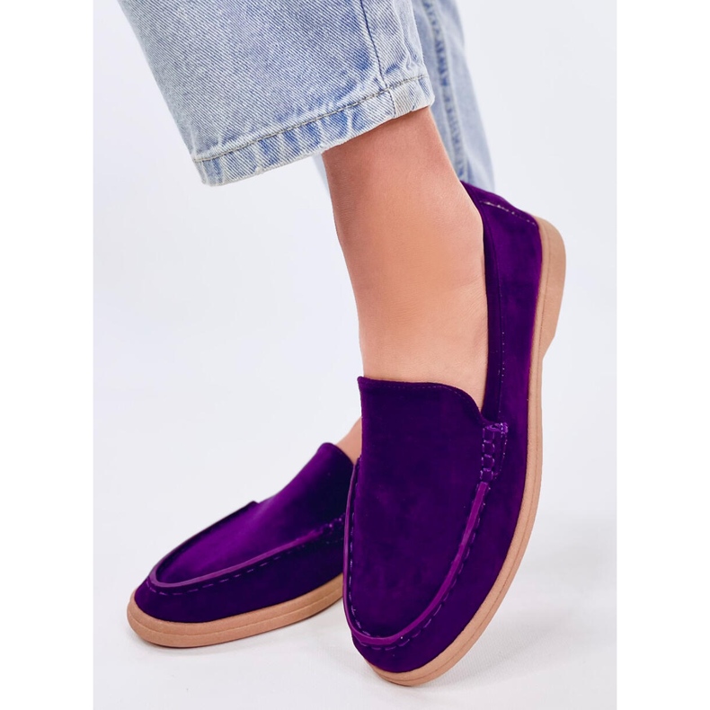 Morbidi mocassini da donna di Justt Purple viola 2