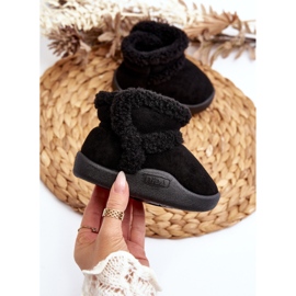 Stivali da neve con velcro per bambini Neri Unitia nero 2