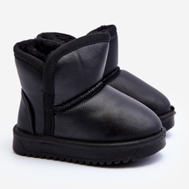 Doposci da Bambino in Ecopelle Nero Husalta 1