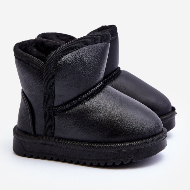 Doposci da Bambino in Ecopelle Nero Husalta 1
