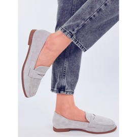 Mocassini da donna Dorry Grey grigio 1