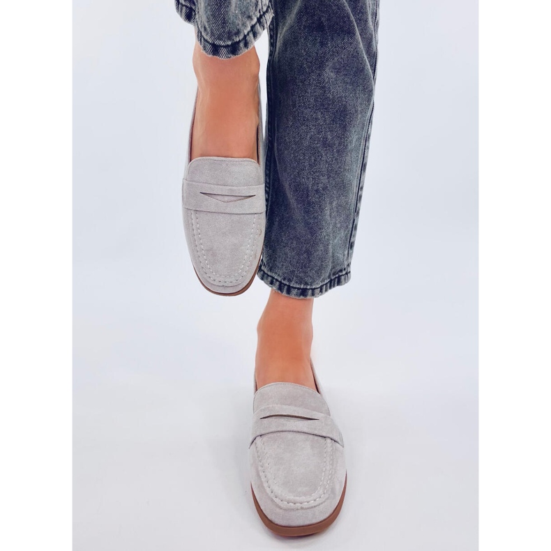 Mocassini da donna Dorry Grey grigio 2