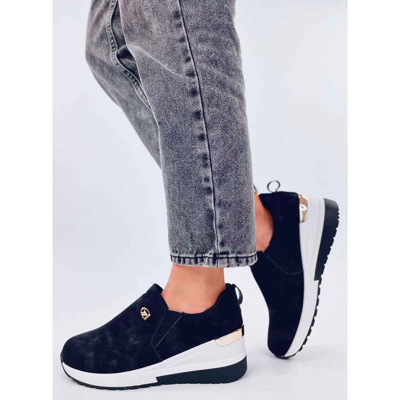 Scarpe con zeppa Hense nere nero 1