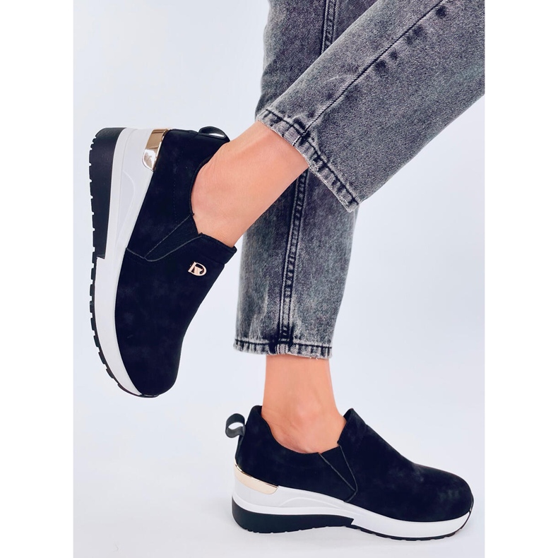 Scarpe con zeppa Hense nere nero 2