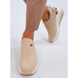 Scarpe con zeppa Hense color albicocca beige 2