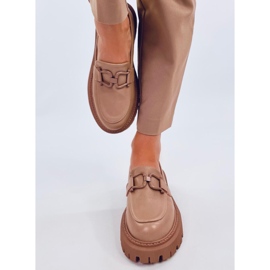 Mocassini con plateau Elken Khaki beige 2