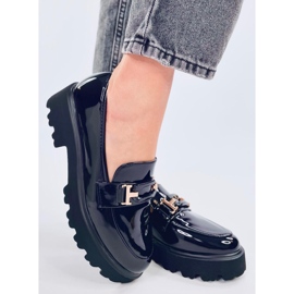 Mocassini Manff in vernice nera nero 1