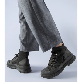 Sneakers alte in tessuto verde di Casalma 1