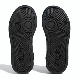 Scarpe Adidas Hoops Mid 3.0 K Jr HR0228 nero 2