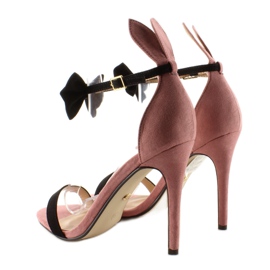 Sandali su spilla con orecchie ZJ-15P Pink rosa 2