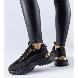Sneakers sportive nere Laudes nero 1
