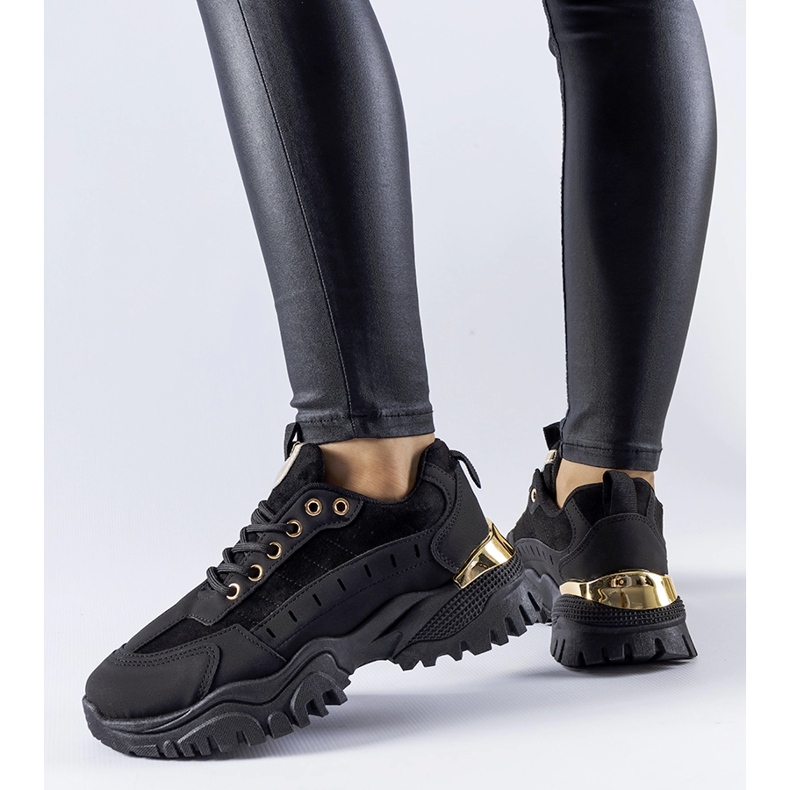 Sneakers sportive nere Laudes nero 1