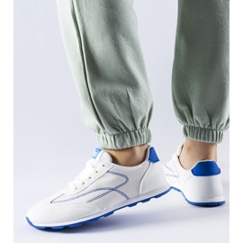 Sneaker sportiva bianca Pinarella bianco 1